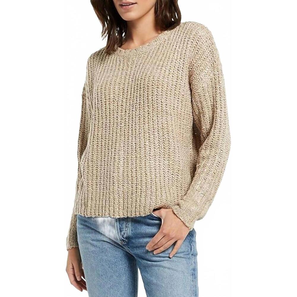 NEW SECULAR camden crew neck sweater in camel